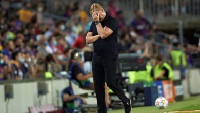 Photo of LAPORTA I ZEMËRUAR ME KOEMAN: TRI NDESHJE PËR TË SHPËTUAR STOLIN