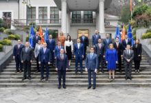 Photo of Kryeministri Kovaçevski dhe ministrat u pritën nga presidenti Pendarovski