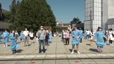 Photo of Kosovë: Protestojnë infermierët dhe stafi mbështetës i angazhuar në shëndetësi gjatë pandemisë, do të ikim në perendim