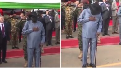 Photo of Presidenti i Sudanit Jugor urinon në pantallona gjatë përurimit të rrugës, pamjet bëhen virale