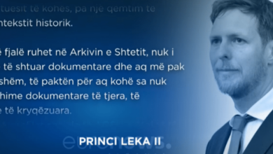 Photo of Publikimi i dokumentit për floririn që mori Zogu, reagon Princ Leka: Ka pasur komision…!