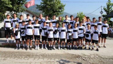 Photo of Besnik Emshiu përcjellë për në Danimarkë klubin “ES” f.Kamjan të cilët do të marin pjesë në “DANA CUP 2023” në Danimarkë