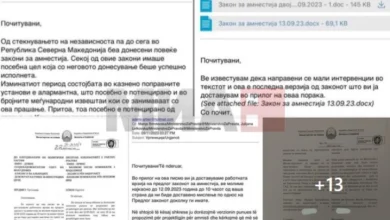 Photo of Lloga: U dërguam shkresa koordinatorëve të grupeve parlamentare dhe Mickoskit për të shprehur mendimin e tyre për Projektligjin për Amnistinë