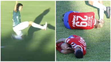 Photo of VIDEO/ Ndërhyrje “horror” në derbi, “sakaton” dy kundërshtarë