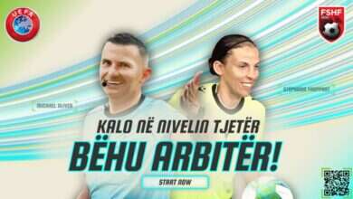 Photo of “Bëhu Arbitër”/ FSHF u bën thirrje të rinjve të bëhen pjesë e botës së arbitrimit