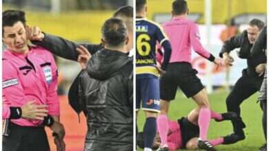 Photo of Goditi me grusht arbitrin në Turqi, reagon Federata dhe Erdogan: Pezullohet futbolli!