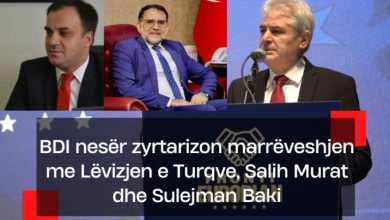Photo of BDI nesër zyrtarizon marrëveshjen me Lëvizjen e Turqve, Salih Murat dhe Sulejman Baki