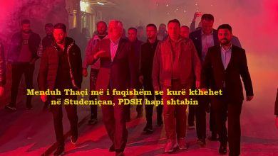 Photo of Menduh Thaçi më i fuqishëm se kurë kthehet në Studeniçan, PDSH hapi shtabin