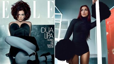 Photo of “Mbretëresha e pistës së vallëzimit” – Dua Lipa zbukuron kopertinën e revistës “Elle” në Amerikë