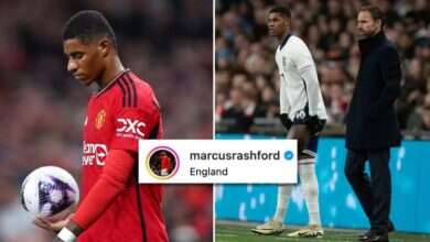 Photo of Marcus Rashford thyen heshtjen me një koment befasues pasi u la jashtë listës për Euro 2024
