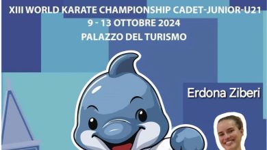 Photo of Edona Ziberi garuesja Tetovare e vetmja në kampionatin botëror të Karatesë