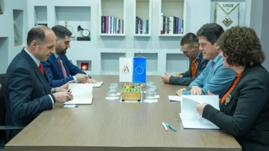 Photo of Ibrahimi takoi ambasadorin e BE-së, Mihalis Rokas