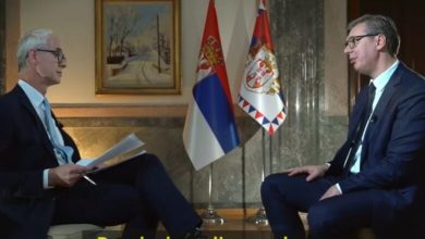 Photo of Vuçiq acarohet me gazetarin e BBC-së, pasi e pyeti për rrezikun real të një lufte me Kosovën