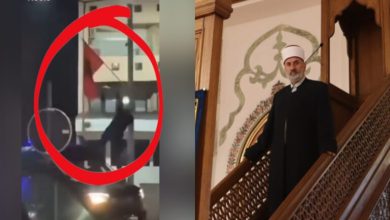 Photo of “Përdhosja” e flamurit shqiptar nga polici në Kumanovë, reagon hoxha nga Shkupi: Athu me dylbija ministri e gjen….