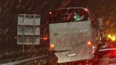 Photo of Autobusi nga Maqedonia е Veriut aksidentohet në Serbi për shkak të reshjeve të borës