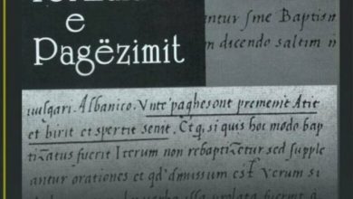 Photo of ‘Formula e Pagëzimit’, dokumenti më i vjetër i shkrimit shqip