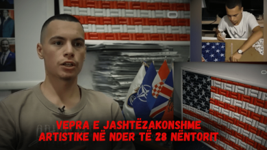 Photo of Shikoni veprën e jashtëzakonshme artistike në nder të 28 nëntorit, e cila do të mbërrijë deri tek ish presidenti Bill Clinton