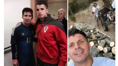 Photo of Dikur luante kundër Mesit, futbollisti kroat përfundon duke… sharruar dru