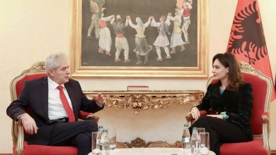 Photo of Spiropali pret Ahmetin në Tiranë: Me mikun e mirë, politikanin e urtë, z. Ali Ahmeti
