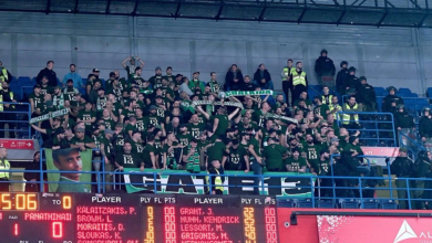 Photo of Tifozët grekë bëjnë shqiponjën dykrenare në ndeshjen e Euroligës në Beograd