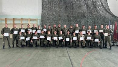 Photo of Usharakët e FSK-së kryejnë kursin e liderit luftarak dhe të fitnesit fizik, 62 të certifikuar