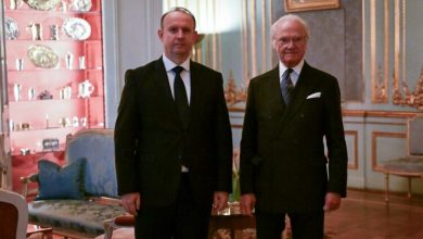 Photo of Gashi në vizitë te Mbreti i Suedisë