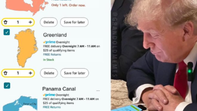 Photo of Djali i Donald Trump poston një foto të babait të tij ‘duke blerë’ Kanadanë, Grenlandën dhe Kanalin e Panamasë