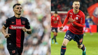 Photo of Granit Xhaka dhe Edon Zhegrova në garë për ekipin e vitit ‘EA Sports FC 25