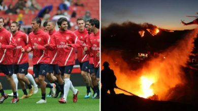 Photo of Shtëpia e ish-yllit të Arsenalit u shkatërrua tërësisht shkaku i zjarreve në Los Anxhelos