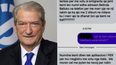 Photo of Berisha: Ka keqpërdorim të të dhënave të platformës së KQZ-së! Drejtoresha vjedh të dhënat e PER