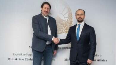 Photo of Murtezani me eurodeputetin dhe raportuesin e PE-së për Maqedoninë e Veriut, Tomas Vajc