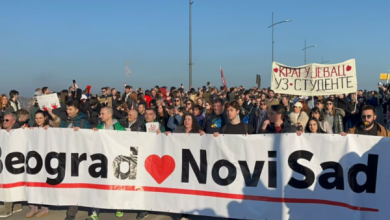 Photo of Serbët e Kosovës shkojnë në Serbi, përkrahin protestat e studentëve