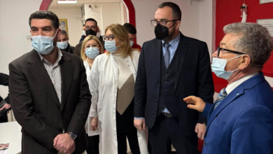 Photo of Drejtori i Institutit të Transfuziologjisë, Amir Elezi priti në takim ministrin Toshkovski