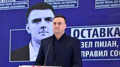 Photo of Stojçevski: Ka vozitur në gjendje të dehur, pa patentë, bëri aksident trafiku – kërkohet dorëheqje e këtij deputeti