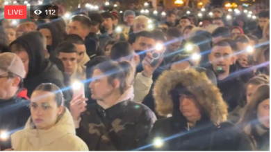 Photo of Studentët protestojnë në Shkup për Tragjedinë në Koçan