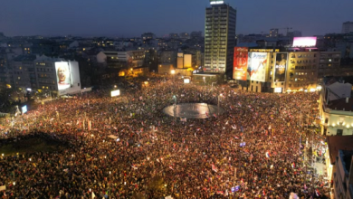Photo of Ish-ministri i Brendshëm serb: Sot në qendër të Beogradit ishin 500 mijë njerëz