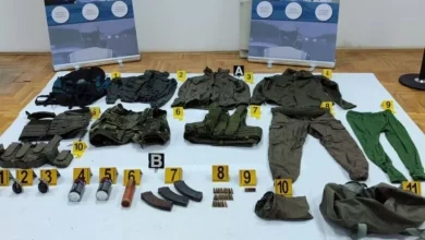 Photo of Policia e Kosovës konfiskon granata dore, municion dhe pajisje të tjera në veri