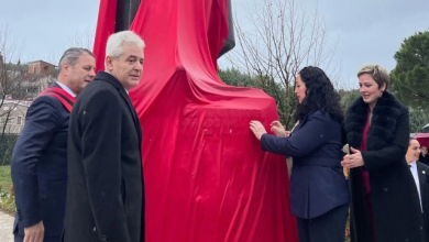 Photo of Ahmeti mori pjesë në ceremoninë përkujtimore dhe përurimin e shtatores së Gjergj Kastriotit Skënderbeut në Lezhë