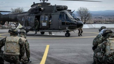 Photo of Ushtarët e KFOR-it trajnohen për përdorimin e helikopterit në aktivitetet kundër trazirave
