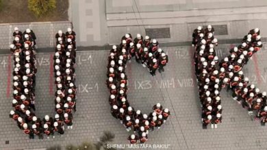 Photo of “UÇK”, shkolla në Prizren mahnit me pamjet e tri shkronjave të arta (VIDEO)