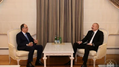 Photo of Begaj vizitë në Azerbajxhan/ Presidenti pritet në takim nga presidenti Azer Alyvej