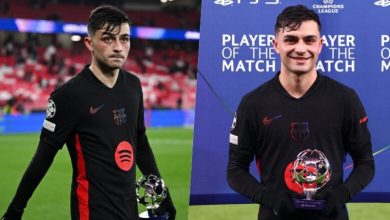 Photo of Pedri mori çmimin ‘Lojtari i ndeshjes’, thotë se nuk e meritoi ai: Do t’i jap Szczesny-t trofeun tim, ai e meritonte