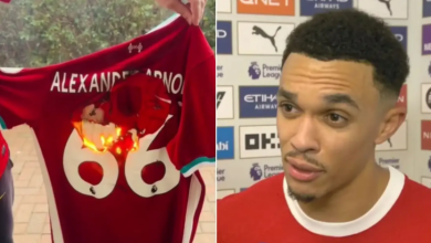 Photo of Tifozët e Liverpoolit djegin fanellat e Alexander-Arnold në shenjë proteste ndaj kalimit të tij te Real Madridi