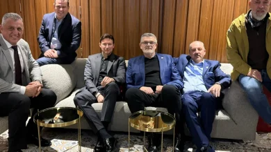 Photo of Ambasadori Meidani takon drejtorin e Këshillit të Marrëdhënieve Shqiptaro-Amerikane dhe përfaqësues të diasporës shqiptare në SHBA