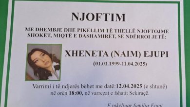 Photo of E dhimbshme: Kjo është e reja që vdiq tragjikisht në Prishtinë, dyshohet se i dashuri e shtyu për vetëvrasje