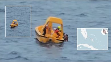 Photo of Babai hidhet “pa menduar dy herë” për të shpëtuar vajzën pasi ajo ra nga anija turistike në Oqeanin Atlantik