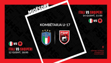 Photo of Kombëtarja U-17 zyrtarizon dy ndeshje miqësore me Italinë