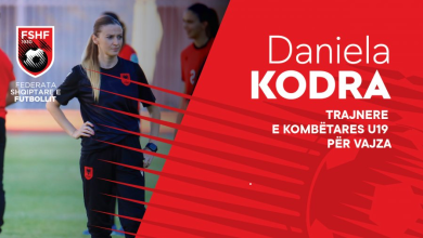 Photo of Daniela Kodra emërohet trajnere e ekipit kombëtar U-19 të vajzave