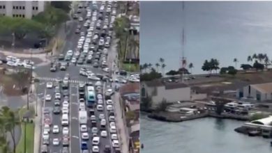 Photo of Tërmeti me magnitudë 8.8 në Paqësor, valët e cunamit mbërrijnë në Kaliforni, vendasit dhe turistët në Hawaii braktisin masivisht zonat bregdetare