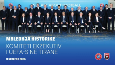 Photo of Komiteti Ekzekutiv i UEFA-s do të mbajë mbledhjen e radhës në Tiranë